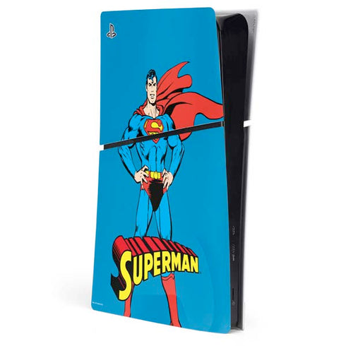 DC Comics Superman Classic Art Pose PlayStation PS5 Skins