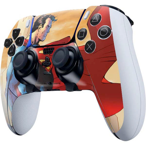 DC Comics Superman For Tomorrow Cover Art by Jim Lee PS5 DualSense Edge Pro Controller Skin