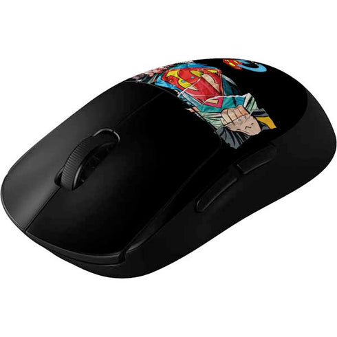 DC Comics Superman Shield G Pro Wireless Gaming Mouse Skin