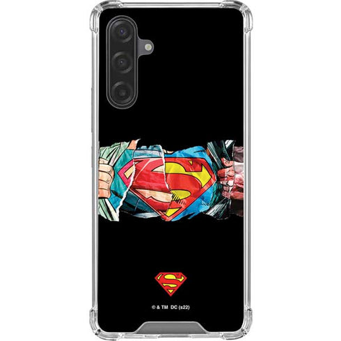 DC Comics Superman Shield Galaxy A17 Clear Case