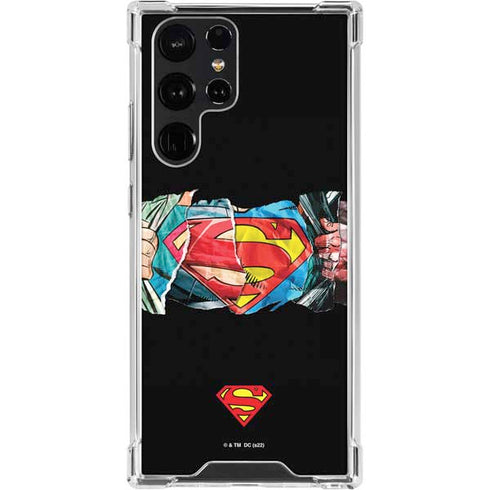 DC Comics Superman Shield Galaxy S23 Ultra Clear Case