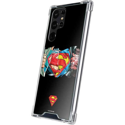 DC Comics Superman Shield Galaxy S23 Ultra Clear Case