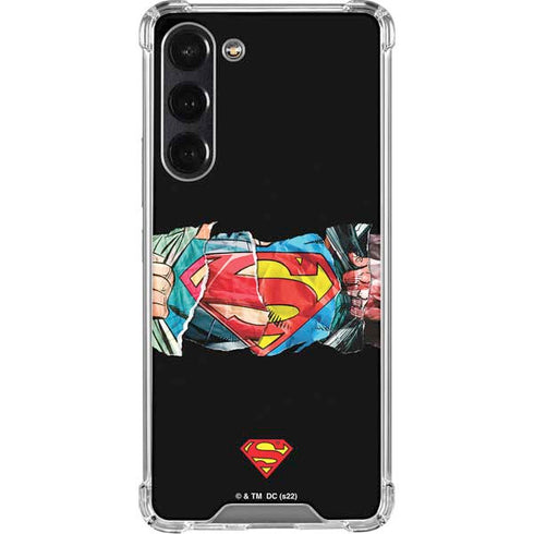 DC Comics Superman Shield Galaxy S24 FE Clear Case