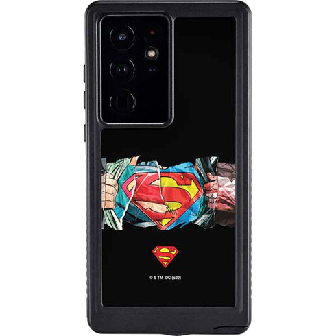 DC Comics Superman Shield Galaxy S24 Ultra Waterproof Case
