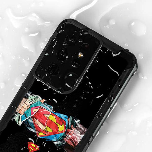 DC Comics Superman Shield Galaxy S24 Ultra Waterproof Case