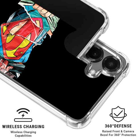 DC Comics Superman Shield Galaxy S26 Plus Clear Case