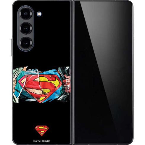 DC Comics Superman Shield Galaxy Z Fold5 5G Skin