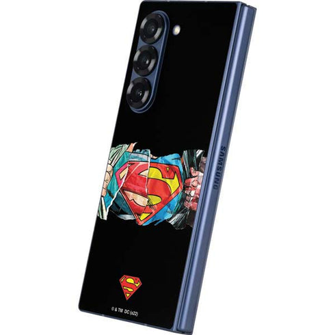 DC Comics Superman Shield Galaxy Z Fold6 Skin