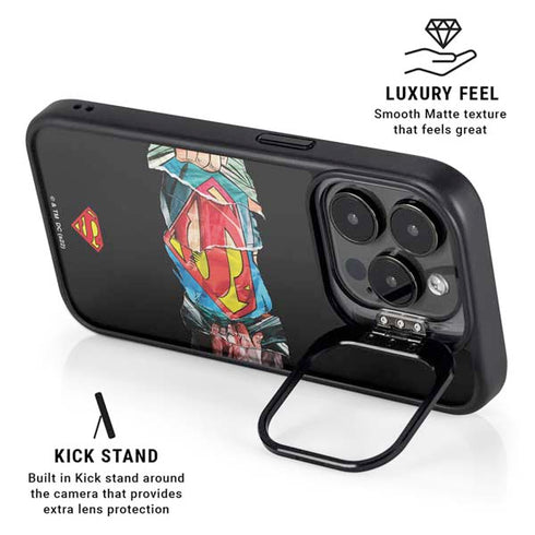 DC Comics Superman Shield iPhone 13 Pro Kickstand Case