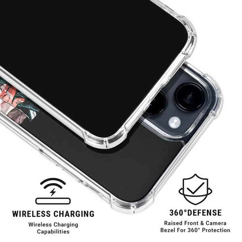 DC Comics Superman Shield iPhone 15 Clear Case