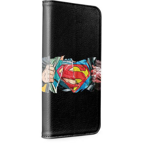 DC Comics Superman Shield iPhone 15 Plus Folio Case