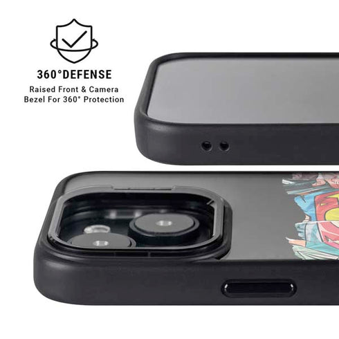 DC Comics Superman Shield iPhone 15 Plus Kickstand Case