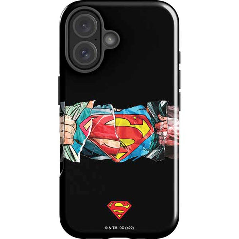 DC Comics Superman Shield iPhone 16 Impact Case