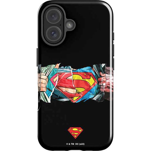 DC Comics Superman Shield iPhone 16 Plus Impact Case