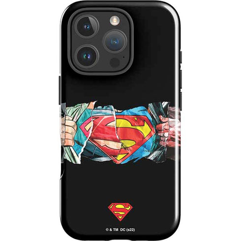 DC Comics Superman Shield iPhone 16 Pro Impact Case