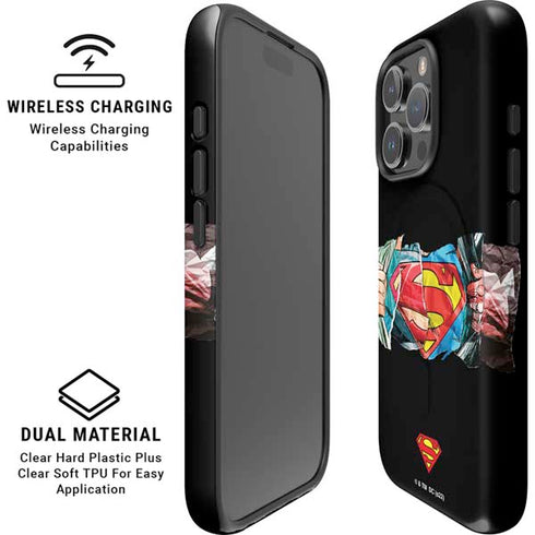 DC Comics Superman Shield iPhone 16 Pro Magsafe Impact Case