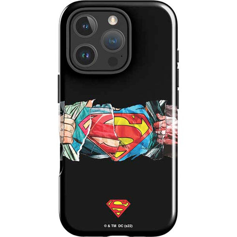 DC Comics Superman Shield iPhone 16 Pro Max Impact Case