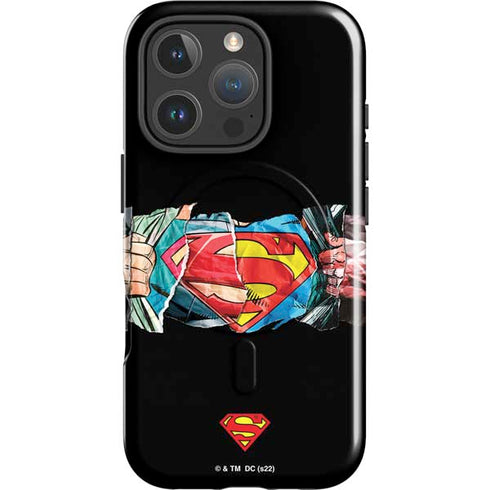 DC Comics Superman Shield iPhone 16 Pro Max Magsafe Impact Case
