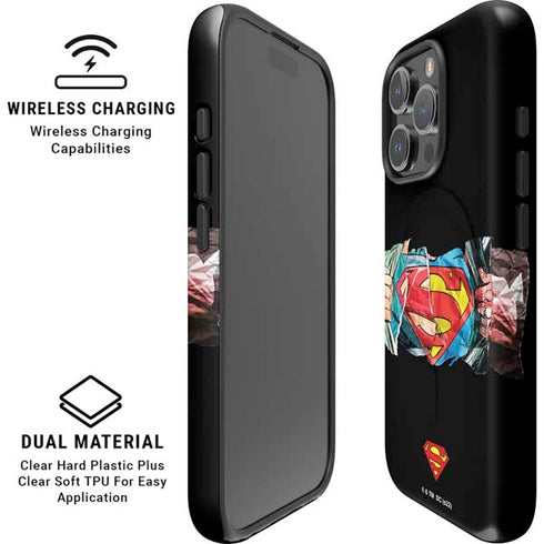 DC Comics Superman Shield iPhone 16 Pro Max Magsafe Impact Case