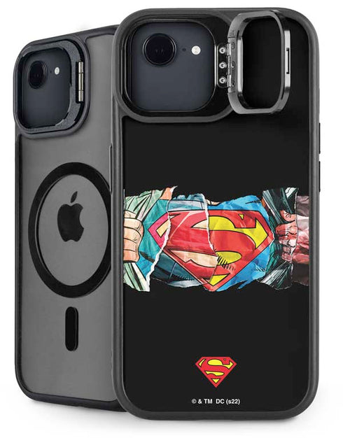 DC Comics Superman Shield iPhone 16e Kickstand Case