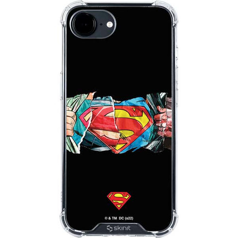 DC Comics Superman Shield iPhone 16e Clear Case