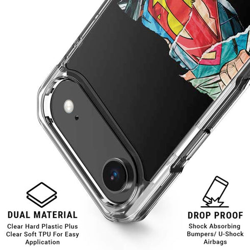 DC Comics Superman Shield iPhone 17 Air Clear Case