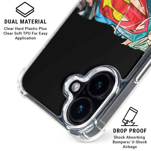 DC Comics Superman Shield iPhone 17 Clear Case
