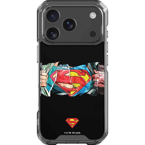 DC Comics Superman Shield iPhone 17 Pro Clear Case