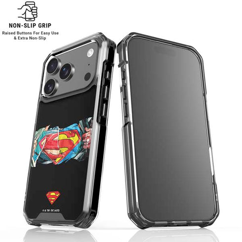 DC Comics Superman Shield iPhone 17 Pro Clear Case