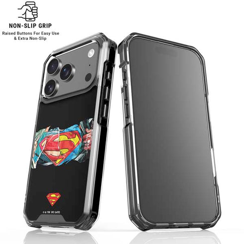 DC Comics Superman Shield iPhone 17 Pro Max Clear Case