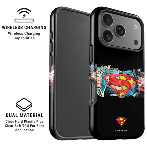 DC Comics Superman Shield iPhone 17 Pro Max Magsafe Impact Case