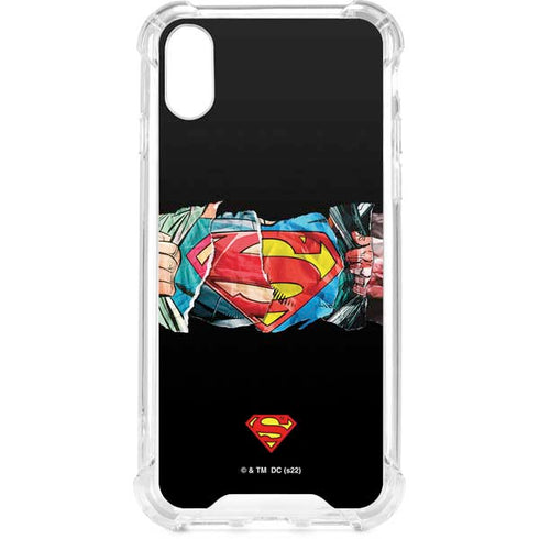 DC Comics Superman Shield iPhone XS Clear Case