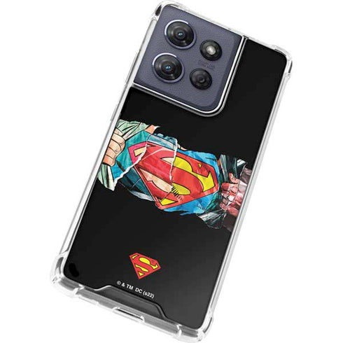DC Comics Superman Shield Moto G Play 5G (2025) Clear Case
