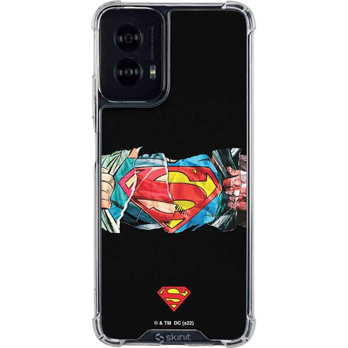DC Comics Superman Shield Moto G Power 5G (2024) Clear Case