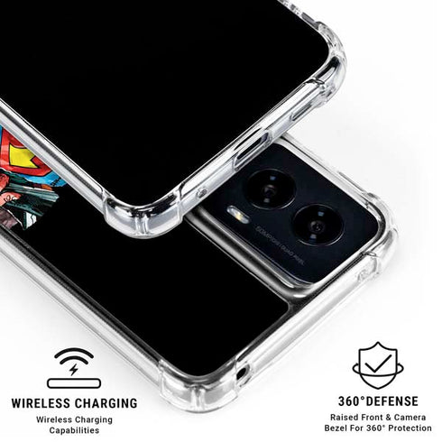 DC Comics Superman Shield Moto G Power 5G (2024) Clear Case
