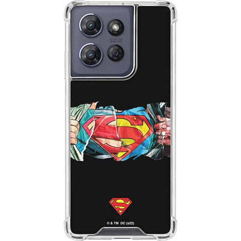 DC Comics Superman Shield Moto G Power 5G (2025) Clear Case