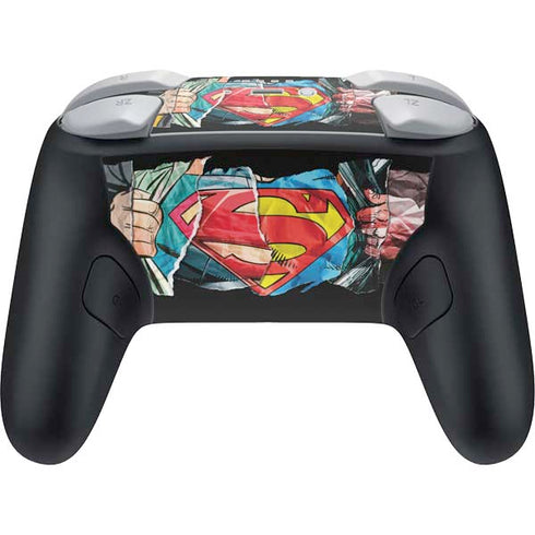 DC Comics Superman Shield Nintendo Switch 2 (2025) Pro Controller Skin
