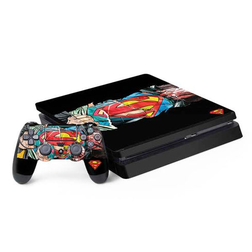 DC Comics Superman Shield PlayStation PS4 Skins