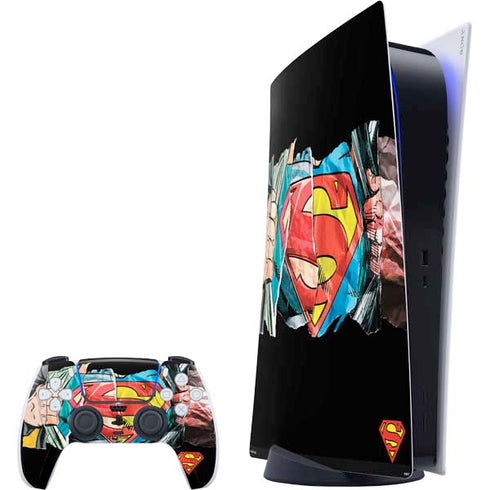 DC Comics Superman Shield PlayStation PS5 Skins