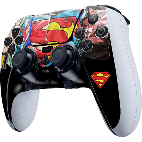 DC Comics Superman Shield PS5 DualSense Edge Pro Controller Skin