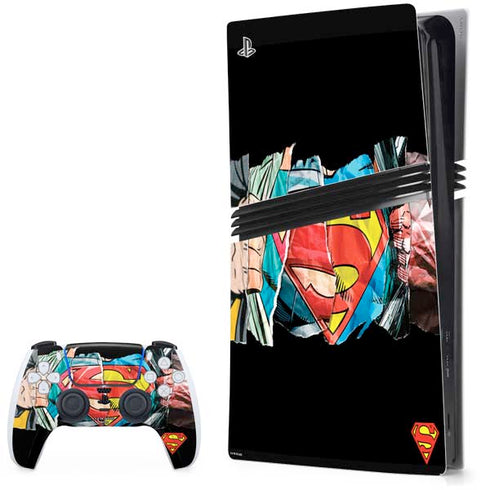 DC Comics Superman Shield PS5 Pro Bundle Skin