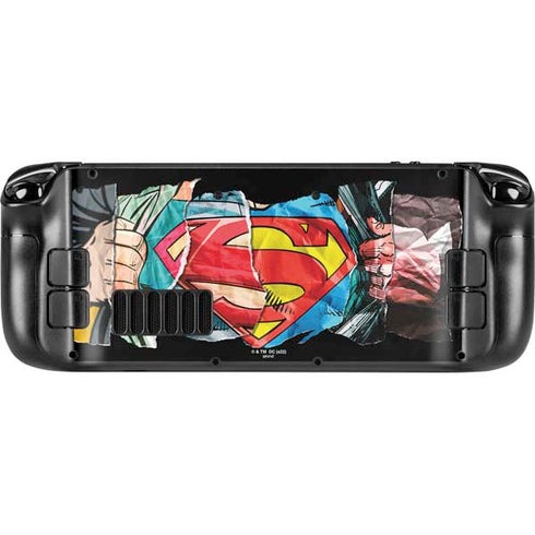 DC Comics Superman Shield Steam Deck Handheld Gaming Computer OLED Skin