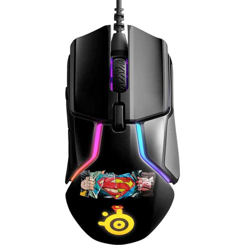 DC Comics Superman Shield SteelSeries Rival 600 Gaming Mouse Skin