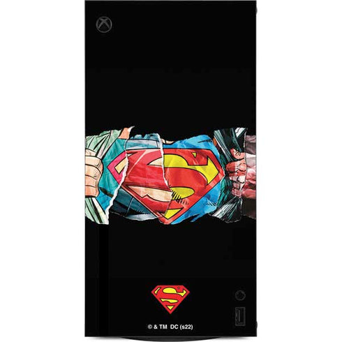DC Comics Superman Shield XBox Series X Digital Edition Console Skin