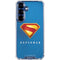 Superman 2025 Classic Superman Shield Emblem Galaxy S25 FE Clear Case