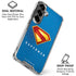 Superman 2025 Classic Superman Shield Emblem Galaxy S26 Clear Case