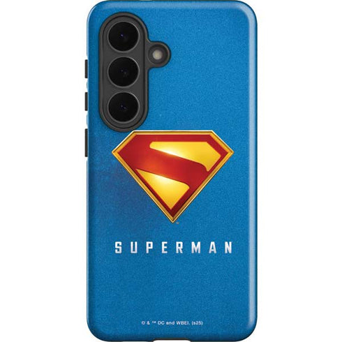 Superman 2025 Classic Superman Shield Emblem Galaxy S26 Plus Impact Case