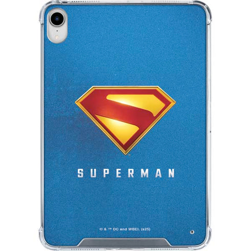 Superman 2025 Classic Superman Shield Emblem iPad 11th Gen (2025) Clear Case