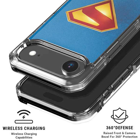 Superman 2025 Classic Superman Shield Emblem iPhone 17 Air Clear Case