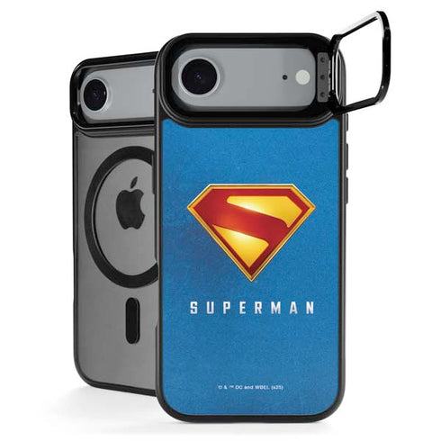 Superman 2025 Classic Superman Shield Emblem iPhone 17 Air Kickstand Case